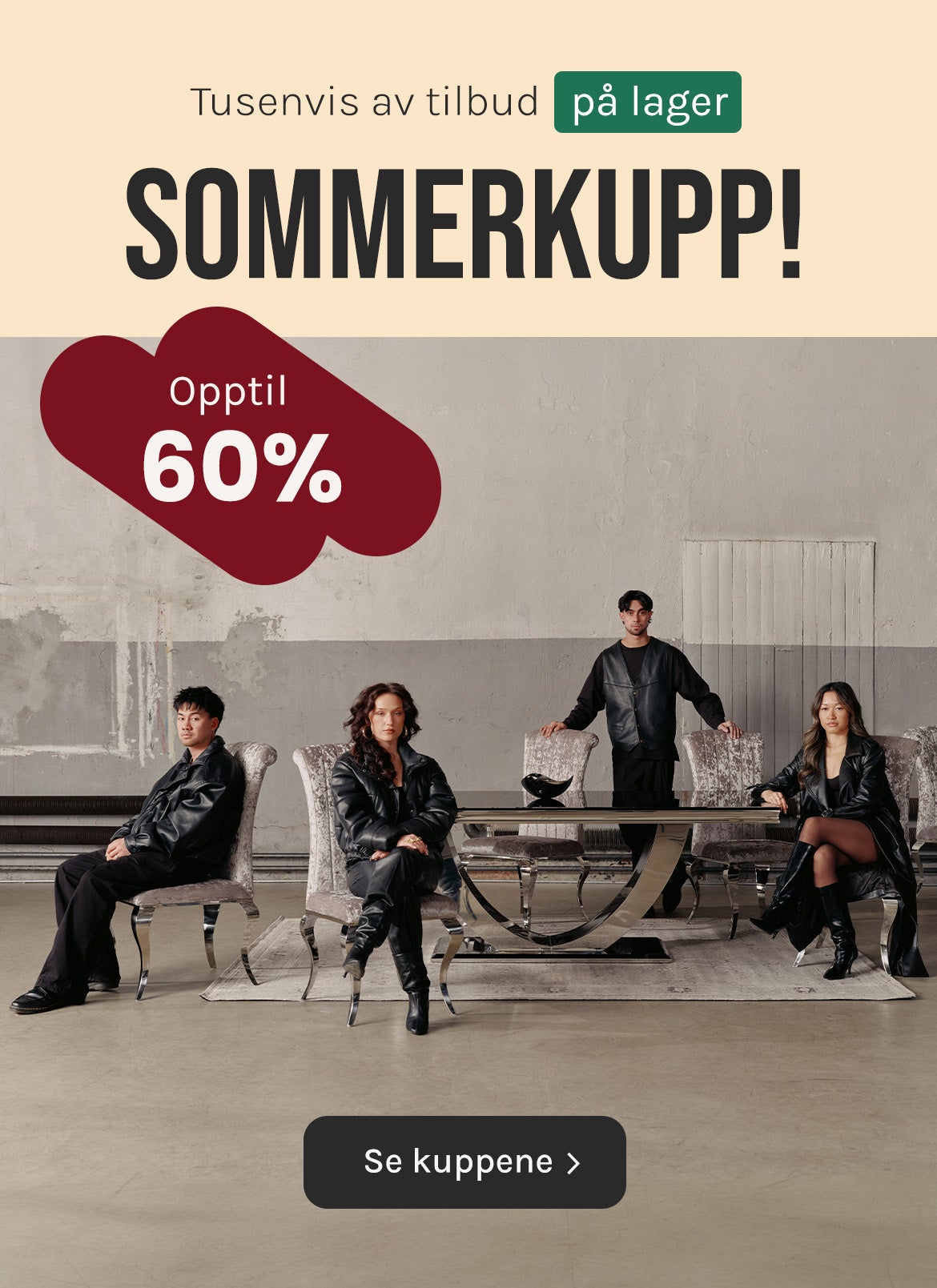Sjekk sommerkuppene - Opptil 60% rabatt